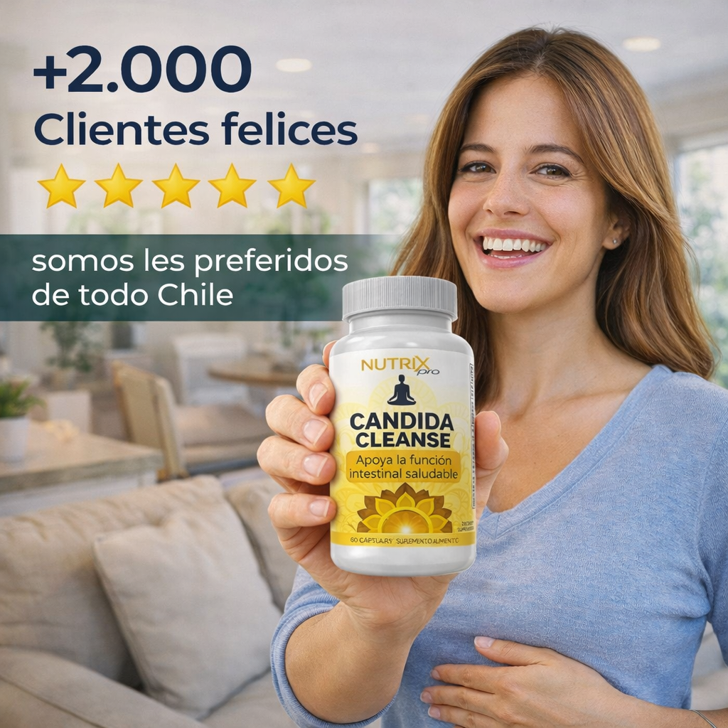 CANDIDA CLEANSE™ - Reduce antojos, hinchazón y fatiga