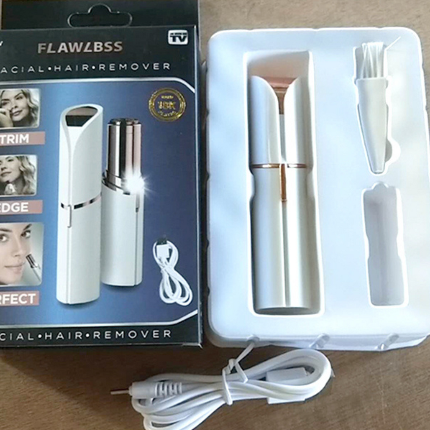 Depiladora De Vello Facial Flawless