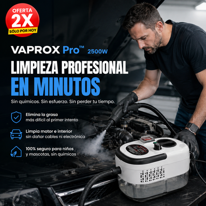Limpiador a vapor VAPROX Pro™  | 2500w