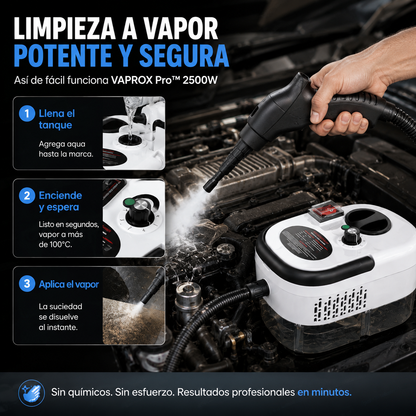 Limpiador a vapor VAPROX Pro™  | 2500w