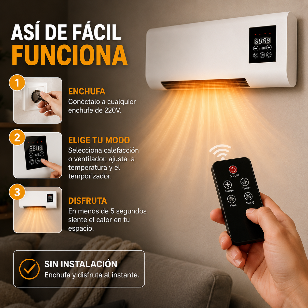 ClimaFlex™ | Calefacción y Ventilación Instantánea