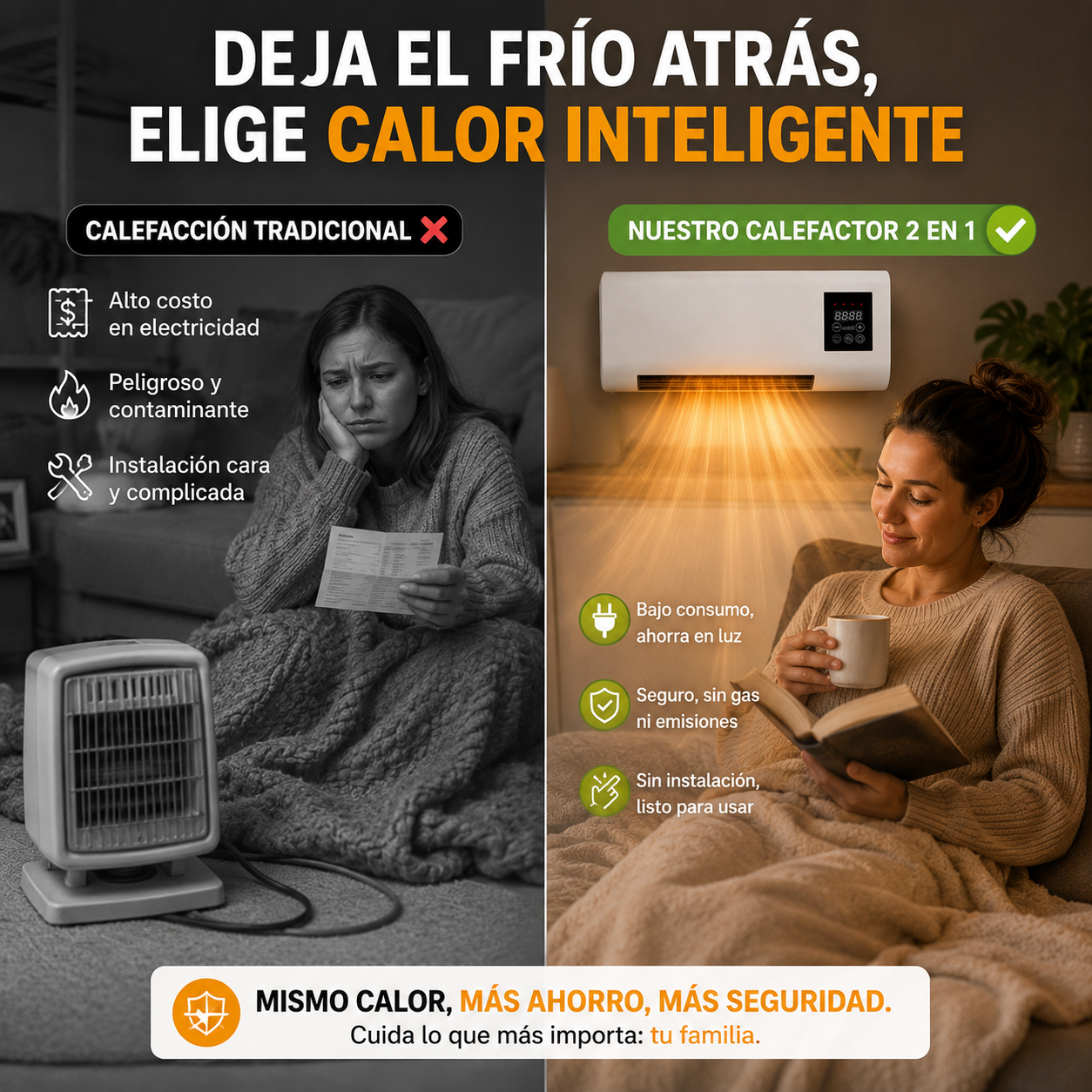 ClimaFlex™ | Calefacción y Ventilación Instantánea