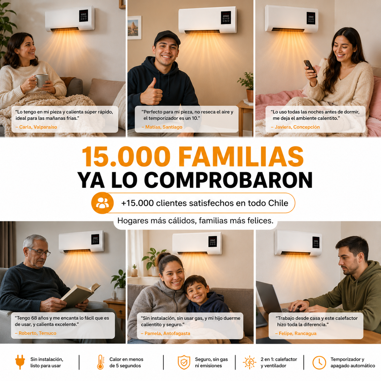 ClimaFlex™ | Calefacción y Ventilación Instantánea