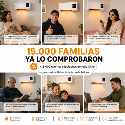 ClimaFlex™ | Calefacción y Ventilación Instantánea