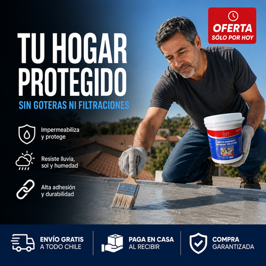 AquaSeal Pro™ | Sellador Impermeabilizante 1 kg | Deshazte ya de las goteras y filtraciones