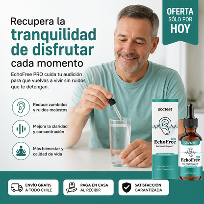 EchoFree™ - solución para tinnitus, pitidos y zumbido de oídos