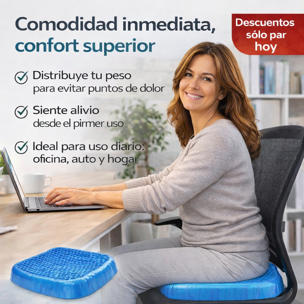 COJIN DE GEL FLEXIBLE