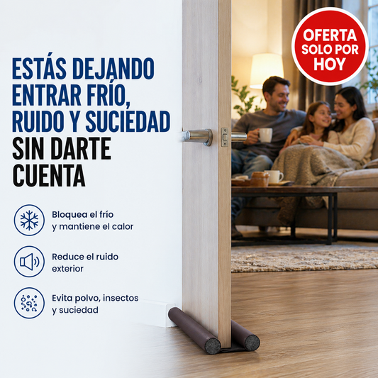 Aislante de puertas | Bloquea el frío y mantén el calor en tu hogar