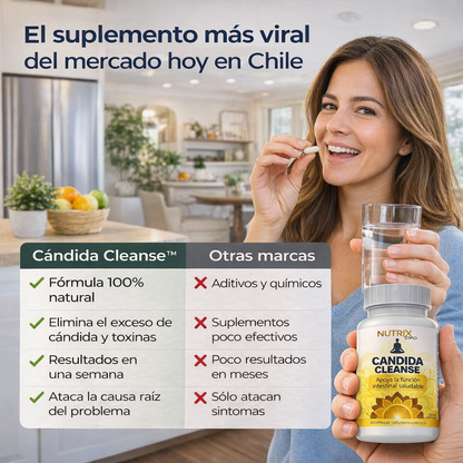 CANDIDA CLEANSE™ - Reduce antojos, hinchazón y fatiga