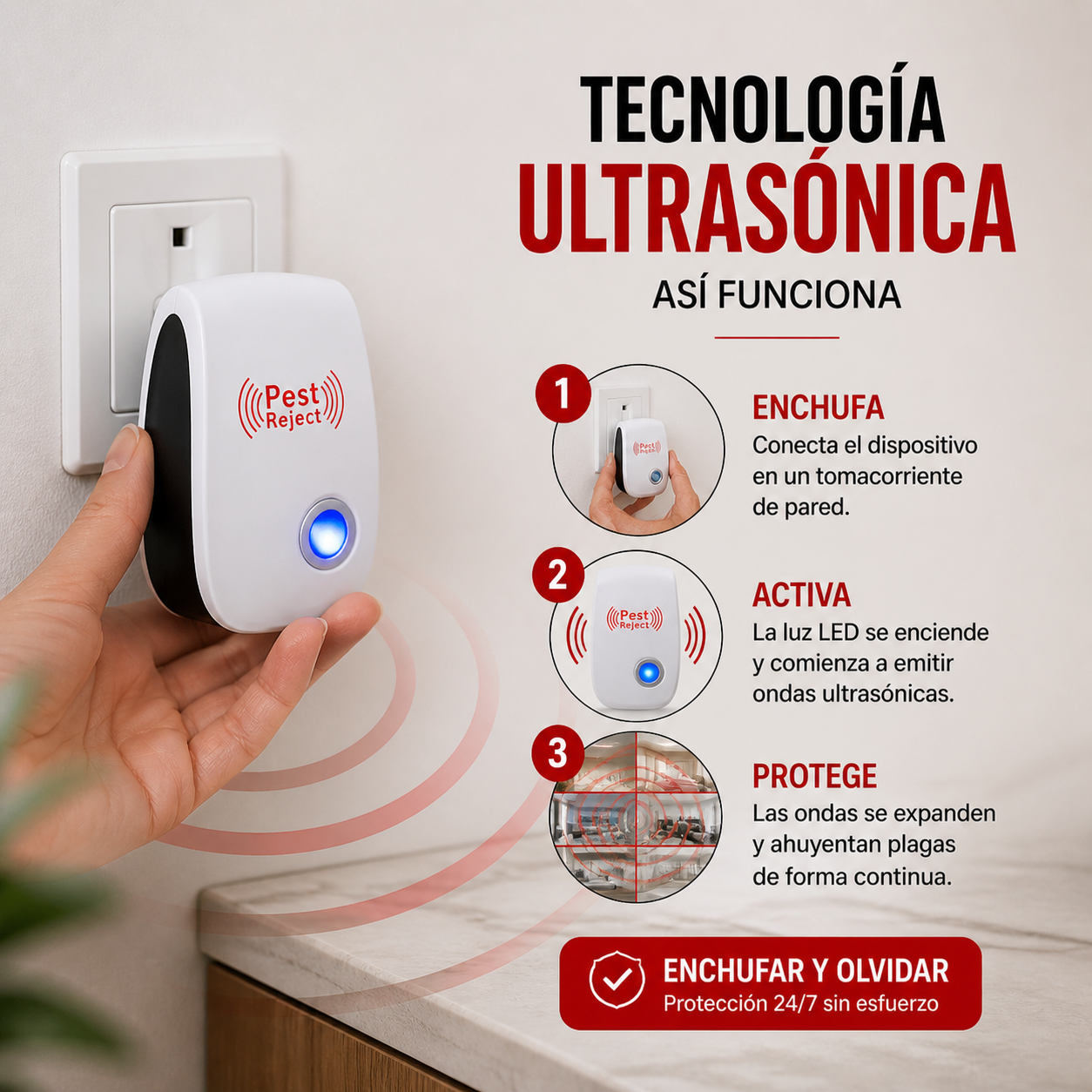 Repelente eléctrico para ratones Rat-Off™