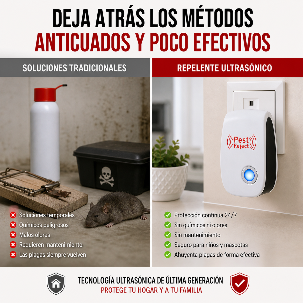 Repelente eléctrico para ratones Rat-Off™