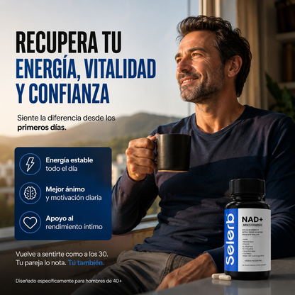 SELERB NAD+ MEN´S COMPLEX - Energía y Vitalidad Masculina